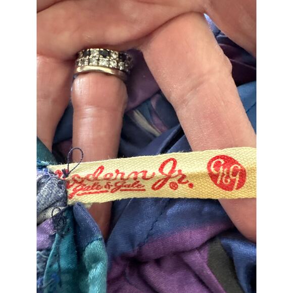 Vtg 50's circle plaid skirt Modern Jr by Gale & Gale TABIT metal zipper XXS - Picture 6 of 14